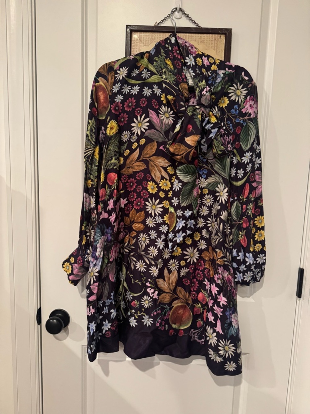 Anthropologie The Caroline Tie-Neck Mini Dress by Maeve - Picture 3 of 8